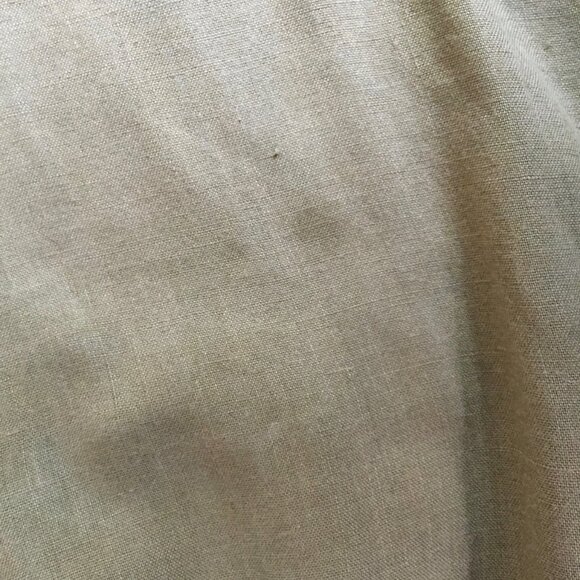 High Waist Khaki Bermuda Shorts Size S || Linen Shorts - Picture 5 of 10